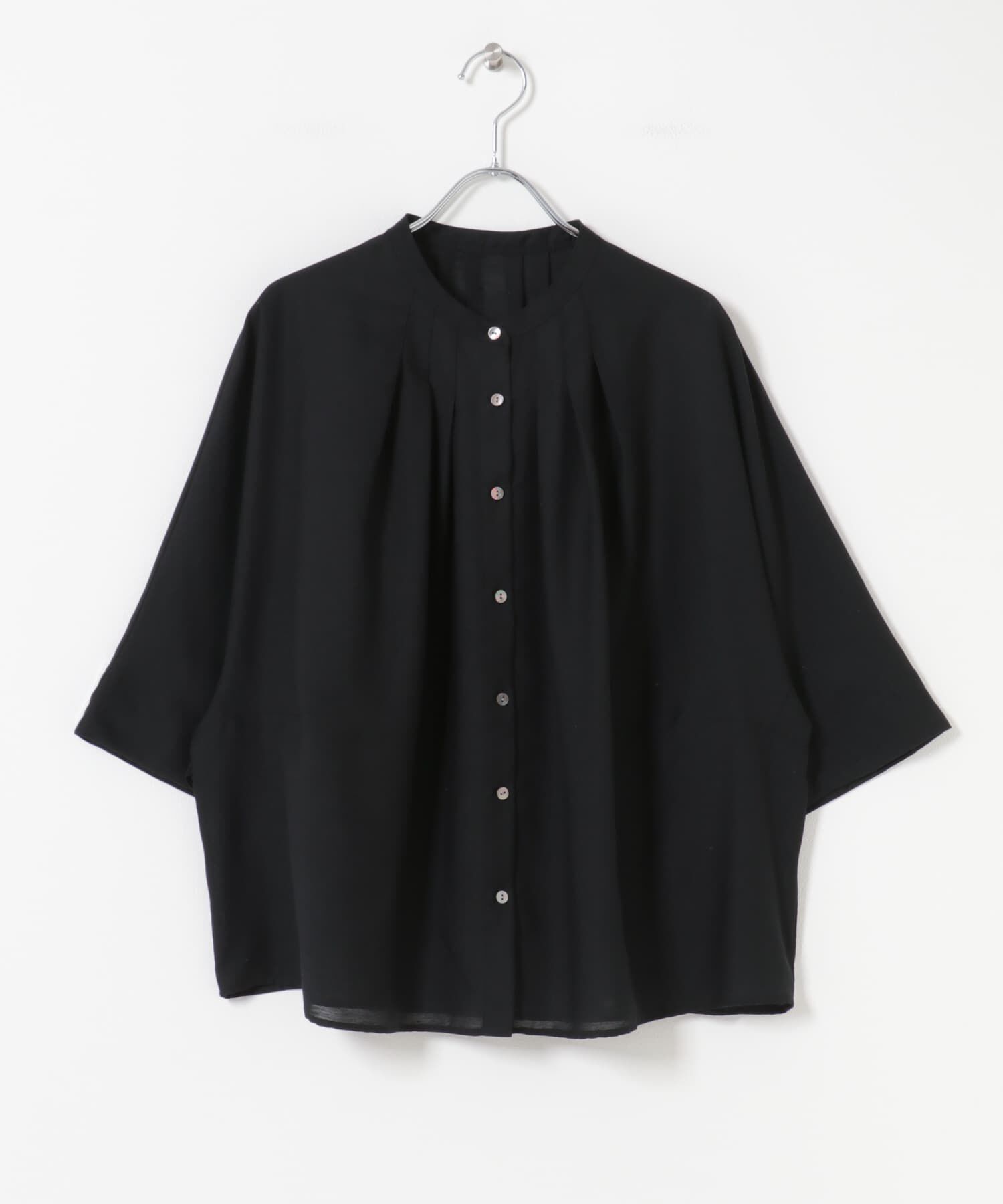 URBAN RESEARCH ROSSO「『WEB/一部店舗限定』リネン混ドルマンタックブラウス」|シャツ・ブラウス|