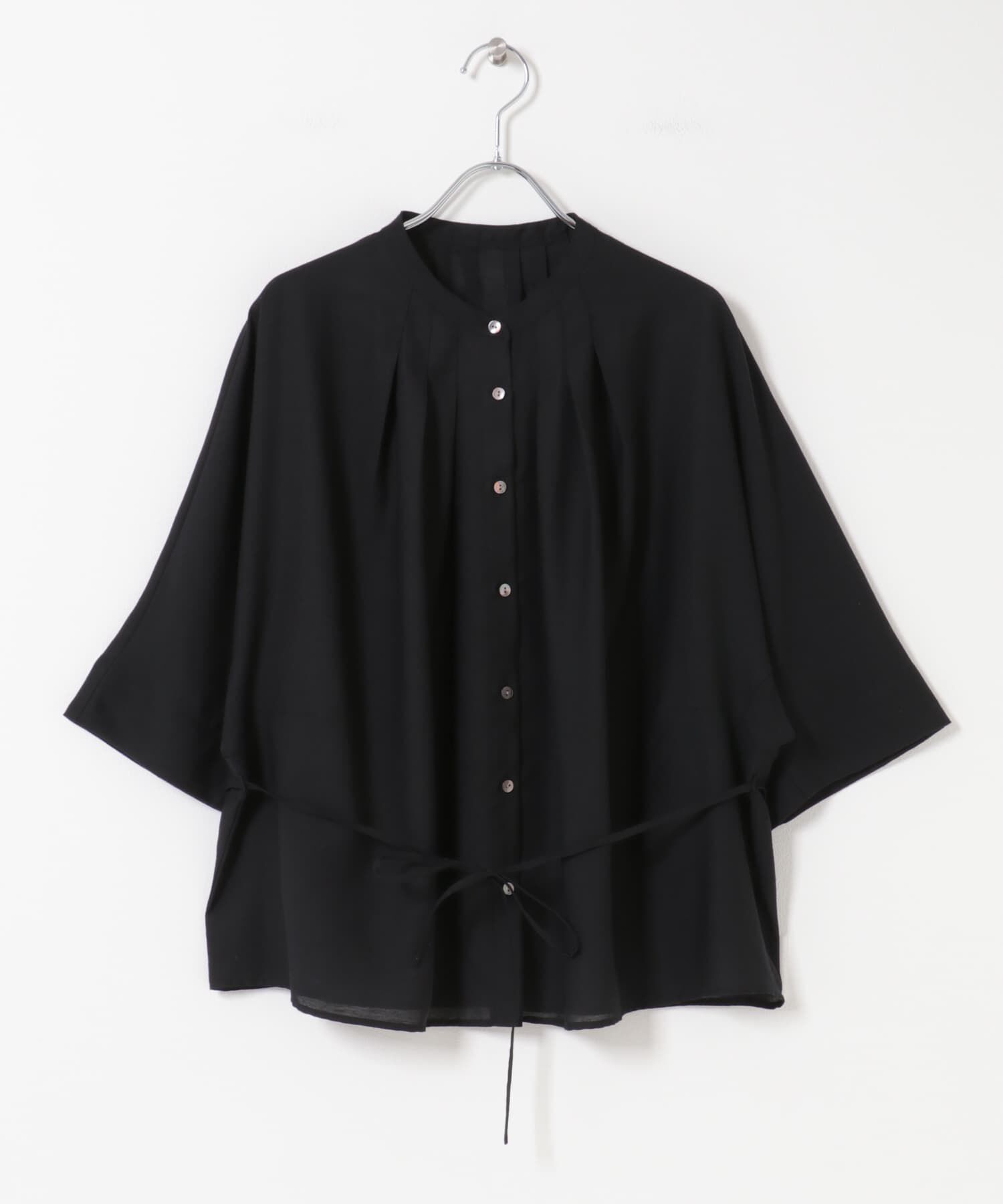 URBAN RESEARCH ROSSO「『WEB/一部店舗限定』リネン混ドルマンタックブラウス」|シャツ・ブラウス|