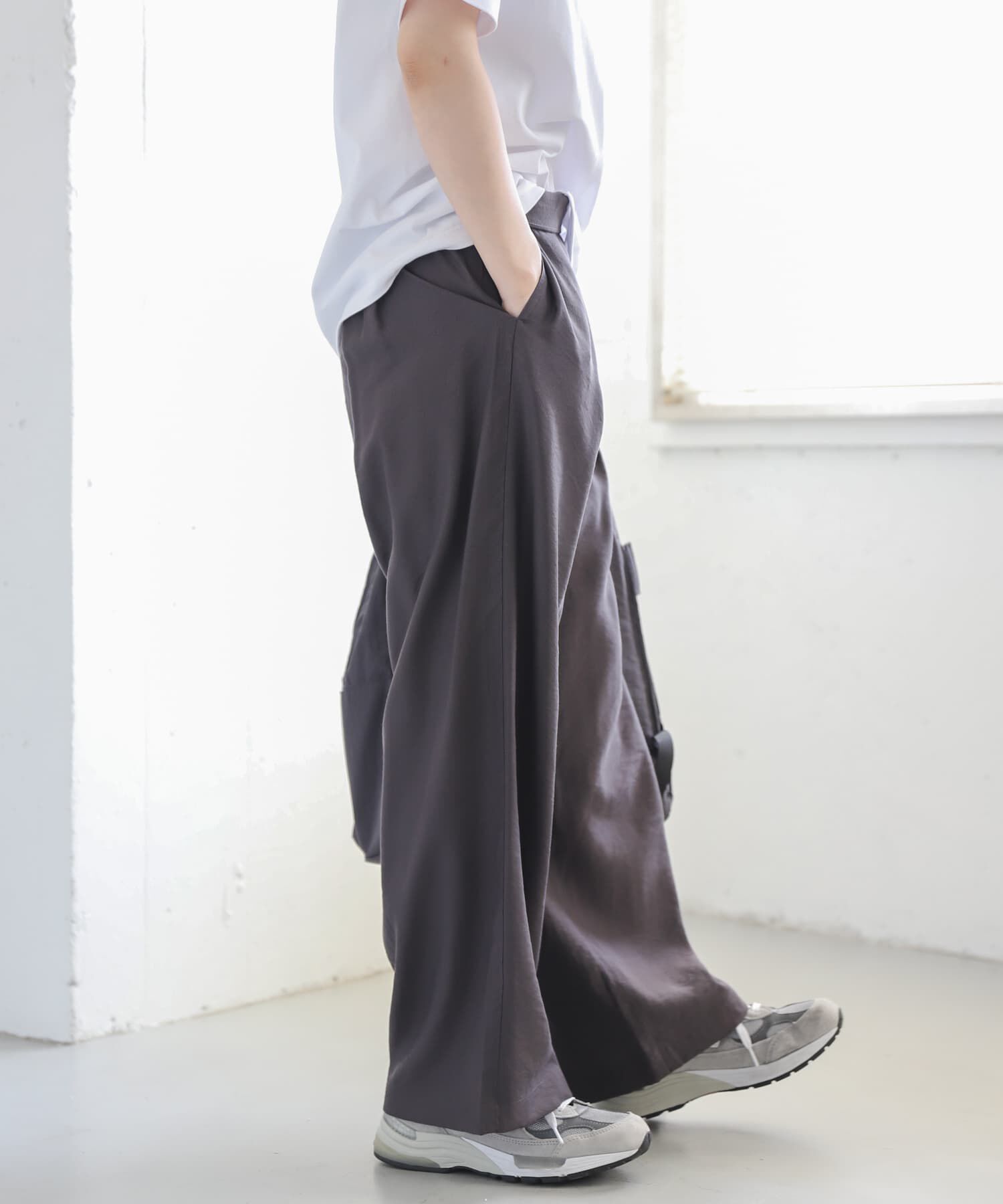 URBAN RESEARCH DOORS「FORK&SPOON　レーヨンナイロンツイルイージーパンツ」|その他|