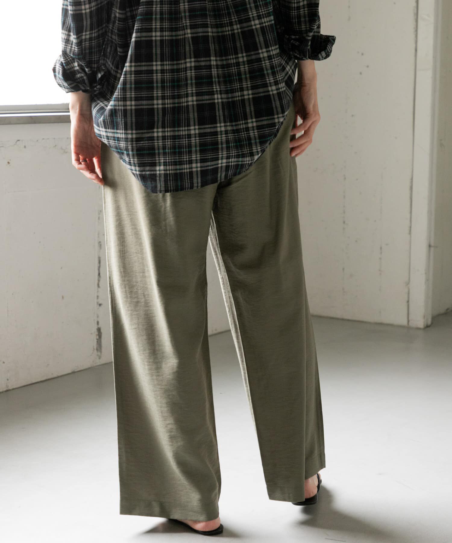 URBAN RESEARCH DOORS「FORK&SPOON　レーヨンナイロンツイルイージーパンツ」|その他|