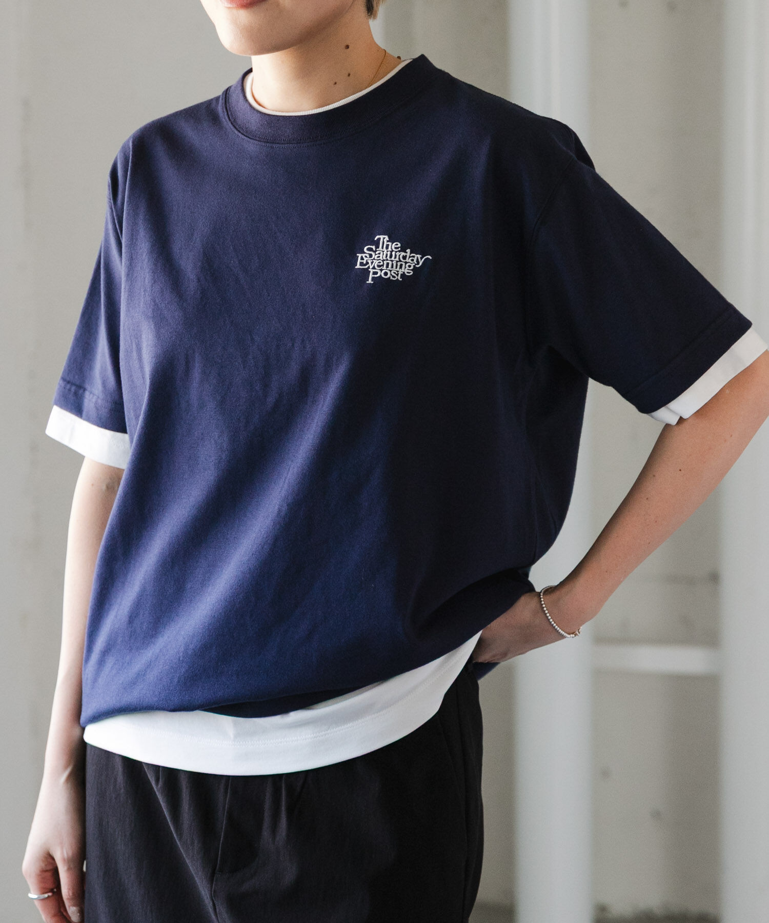 URBAN RESEARCH DOORS「FORK&SPOON　バックプリントTシャツ」|Tシャツ・カットソー|