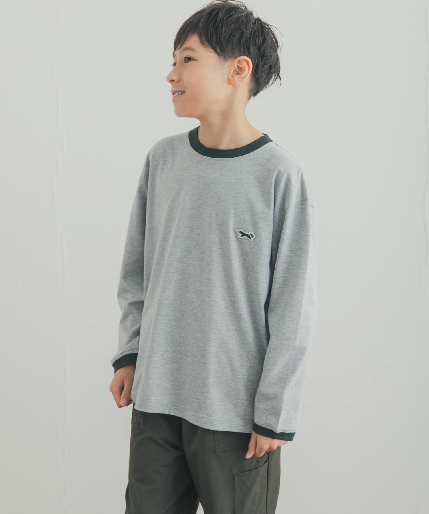 URBAN RESEARCH DOORS「『150サイズ』『別注』PENNEYS&times;DOORS　THE FOX配色ロングスリーブTシャツ(KIDS)」|その他|
