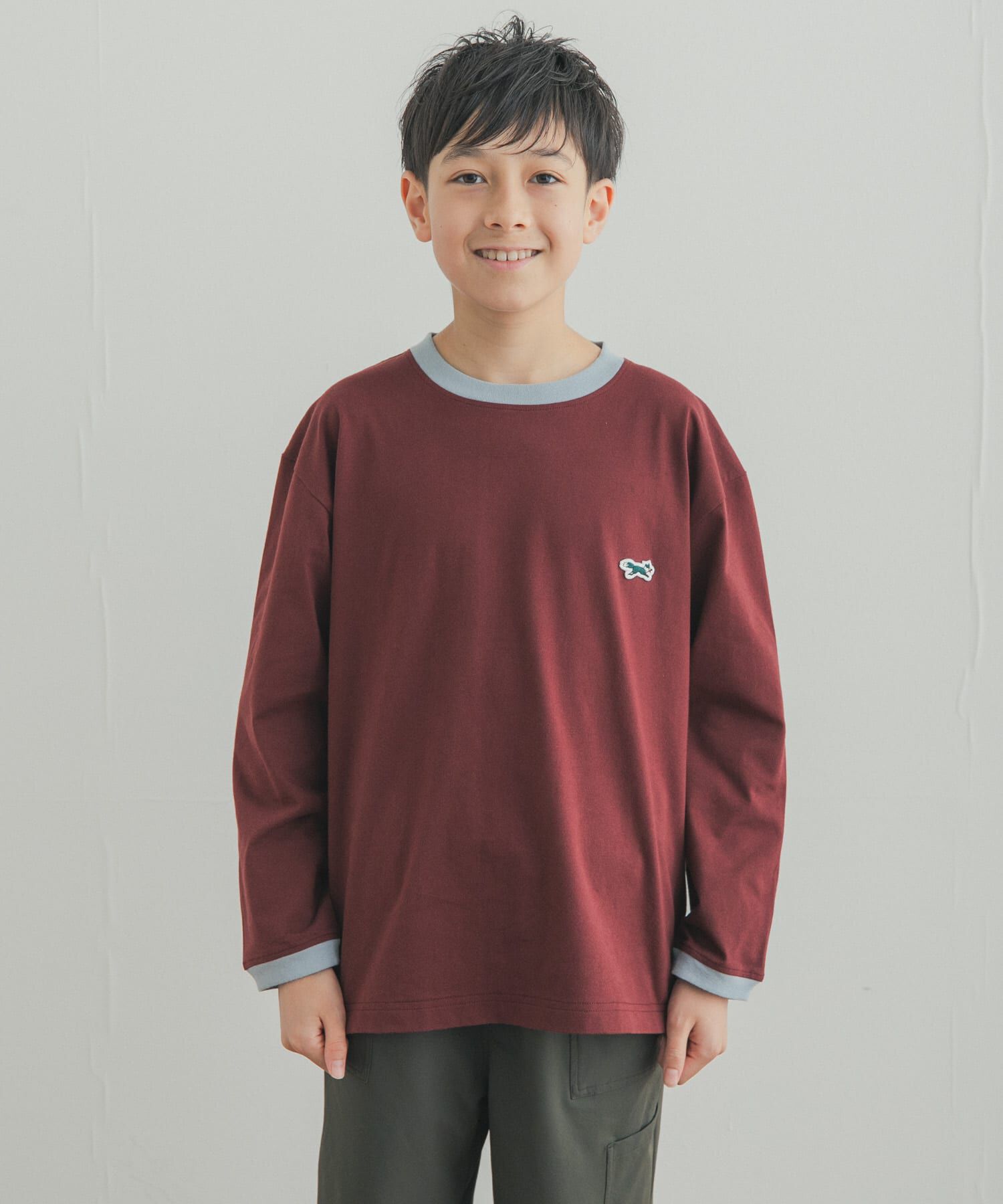 URBAN RESEARCH DOORS「『150サイズ』『別注』PENNEYS&times;DOORS　THE FOX配色ロングスリーブTシャツ(KIDS)」|その他|