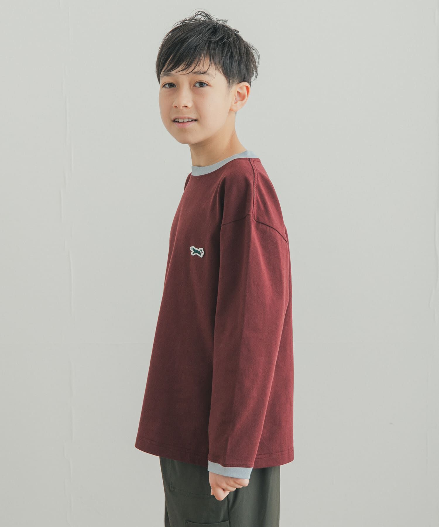 URBAN RESEARCH DOORS「『150サイズ』『別注』PENNEYS&times;DOORS　THE FOX配色ロングスリーブTシャツ(KIDS)」|その他|