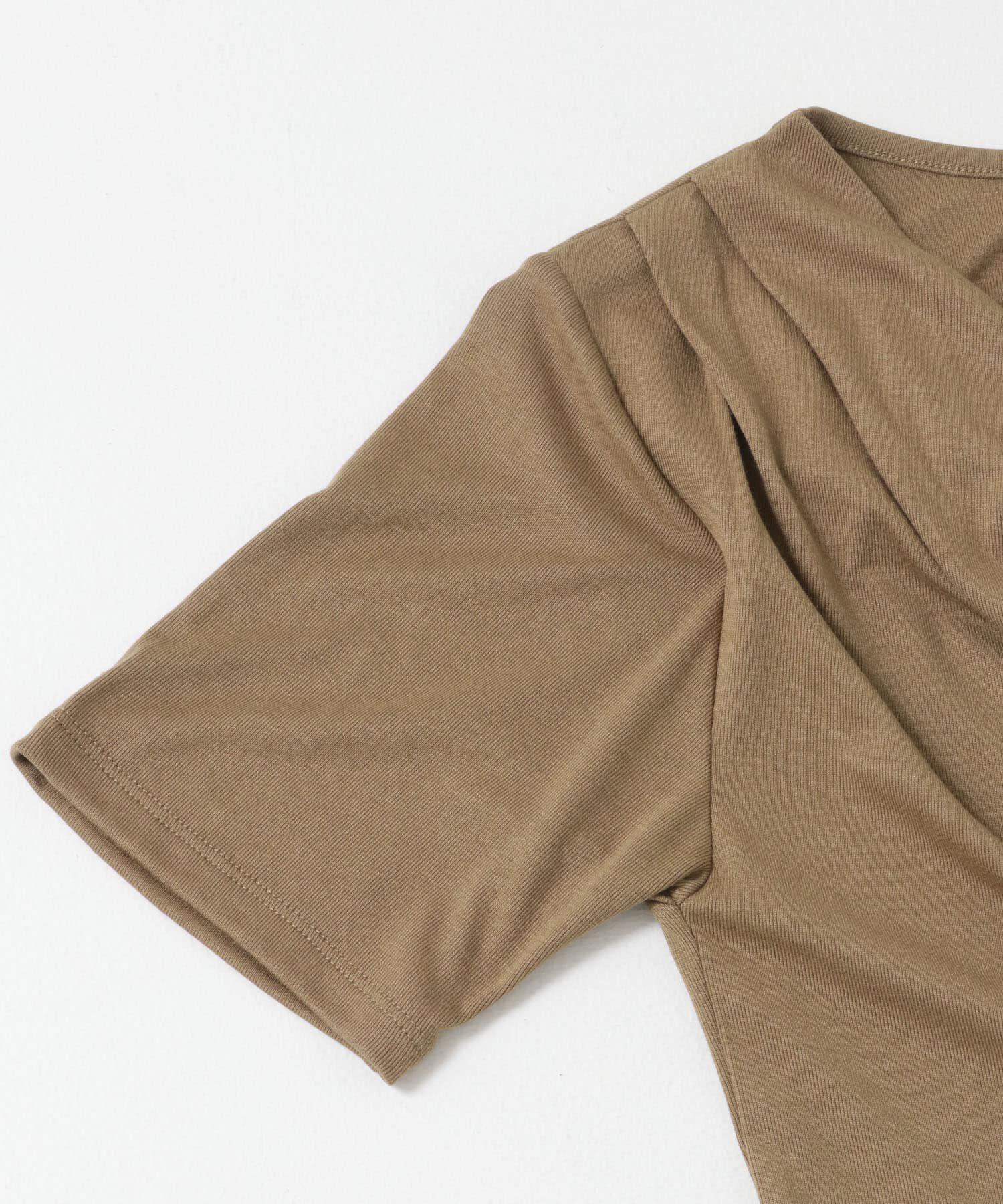 SENSE OF PLACE by URBAN RESEARCH「アシメドレープトップ(半袖)」|Tシャツ・カットソー|