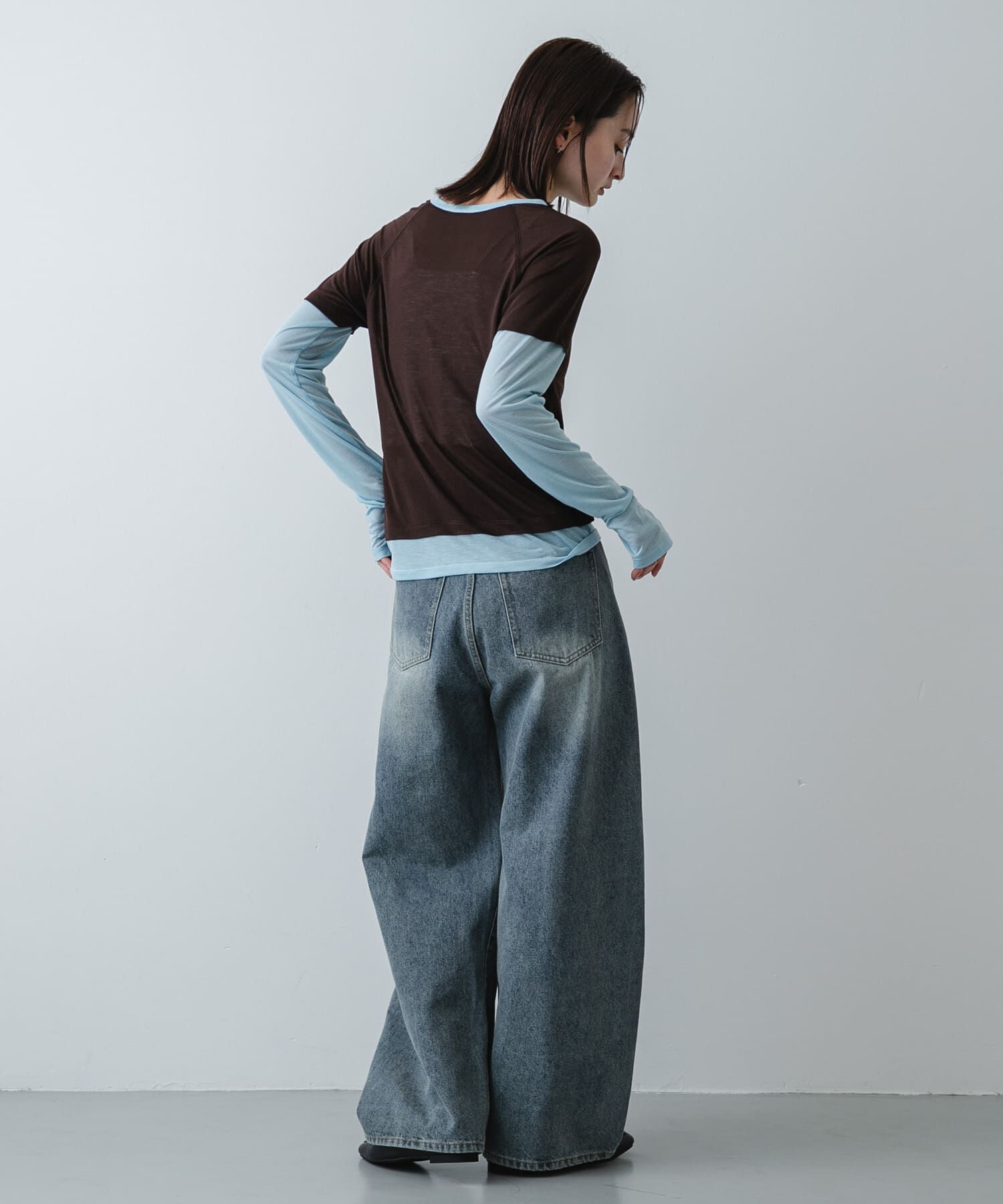 SENSE OF PLACE by URBAN RESEARCH「ハイショクレイヤードコンパクトトップ」|Tシャツ・カットソー|
