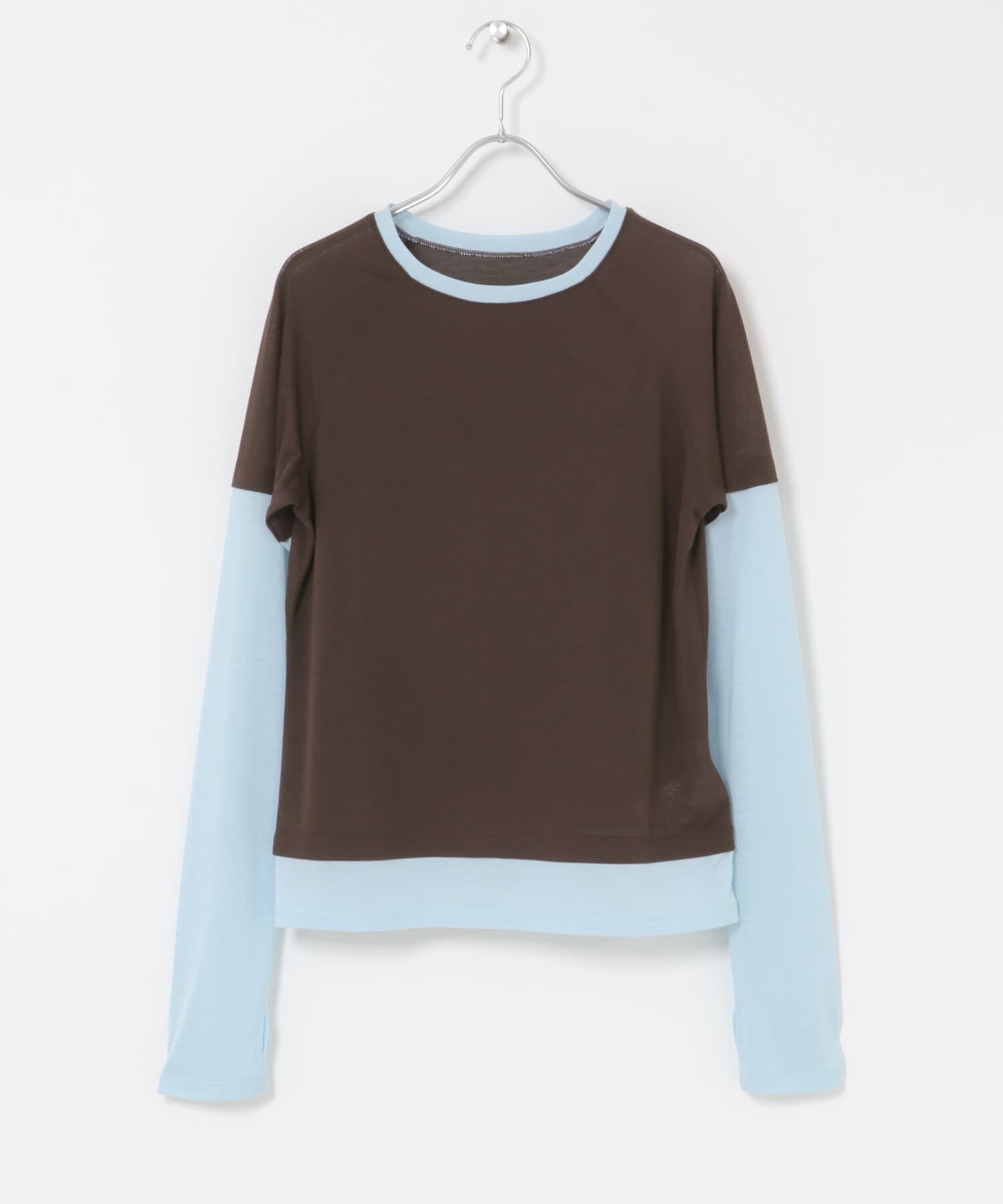 SENSE OF PLACE by URBAN RESEARCH「ハイショクレイヤードコンパクトトップ」|Tシャツ・カットソー|