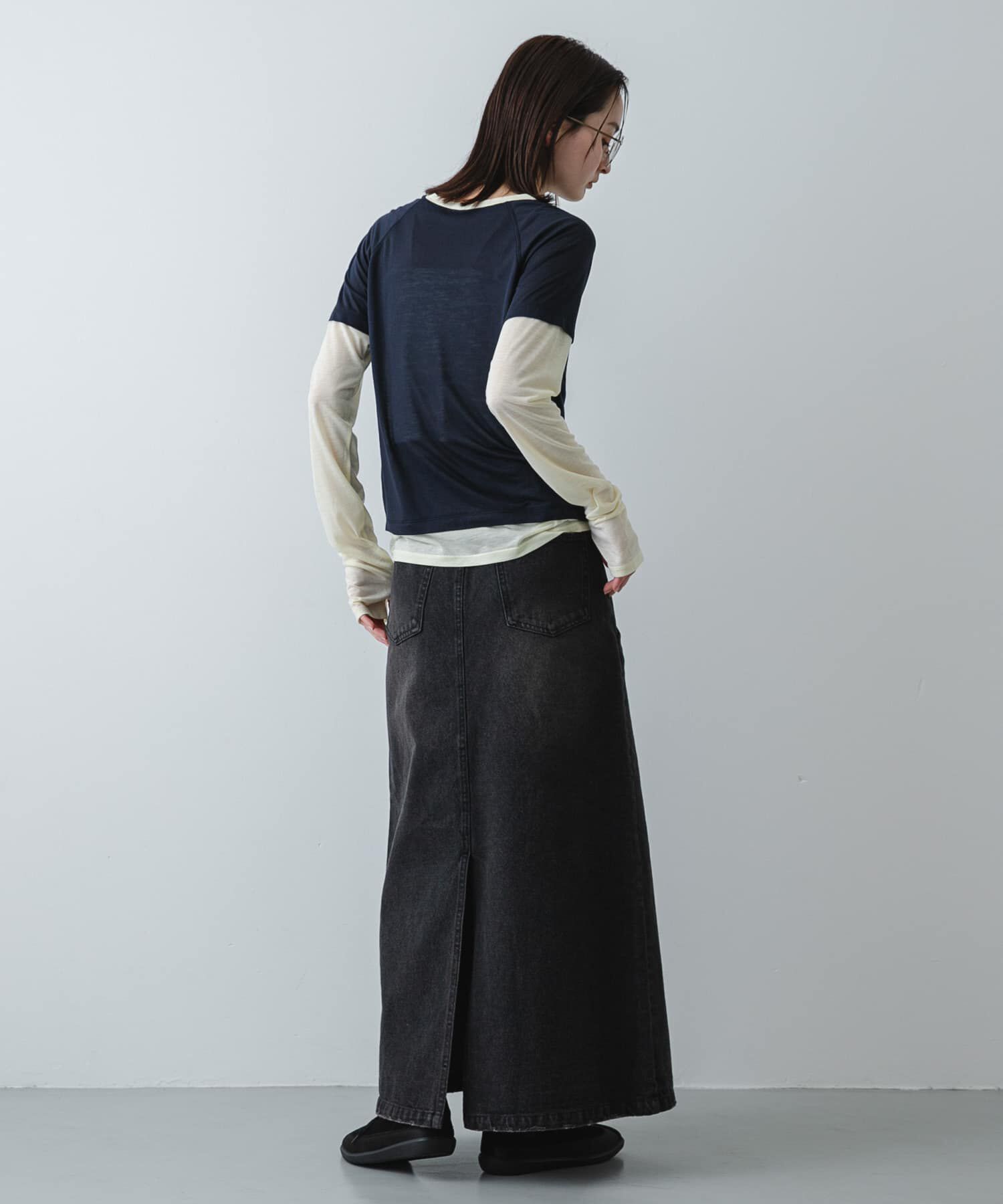 SENSE OF PLACE by URBAN RESEARCH「ハイショクレイヤードコンパクトトップ」|Tシャツ・カットソー|