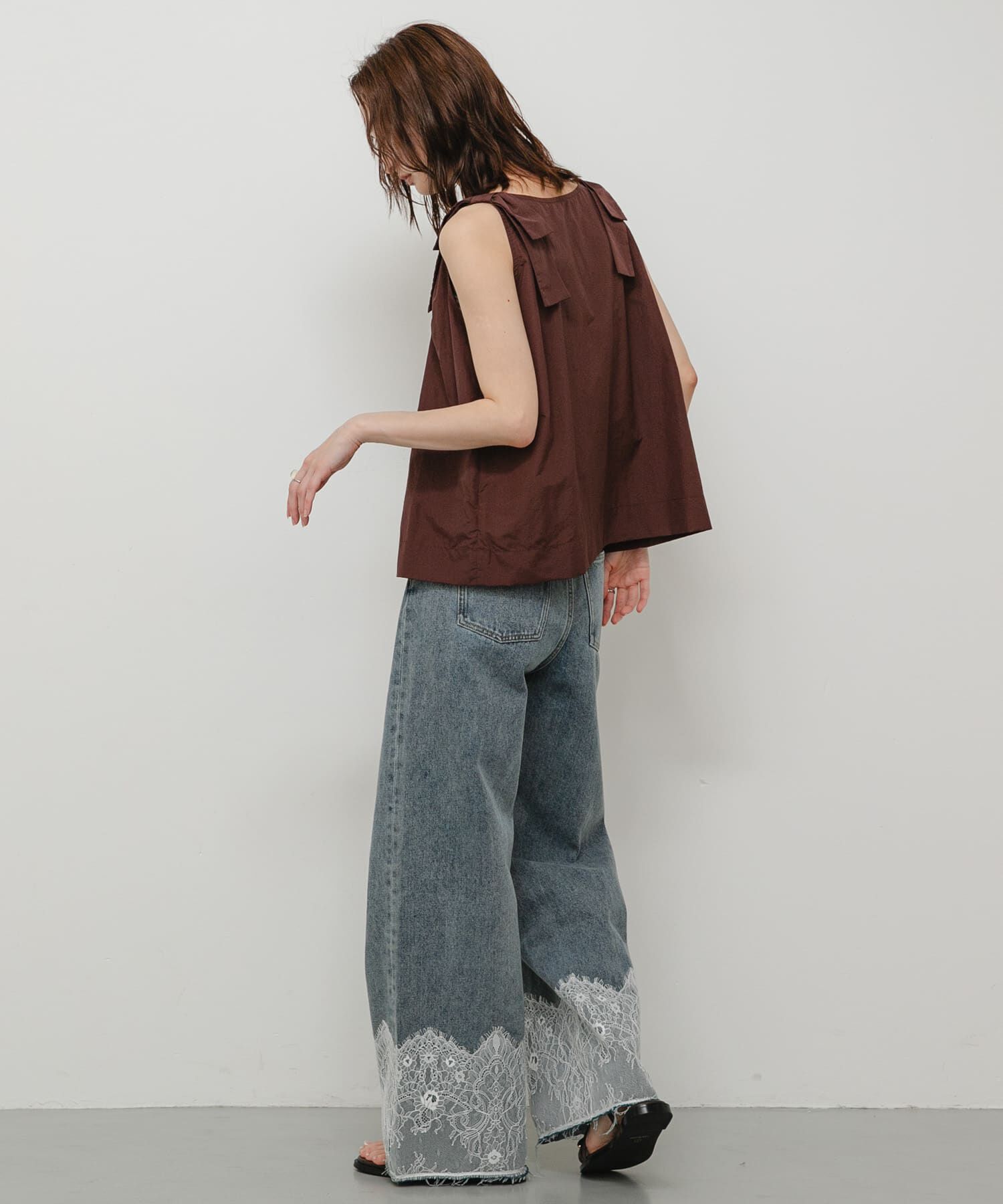 SENSE OF PLACE by URBAN RESEARCH「ショルダーリボンブラウス」|シャツ・ブラウス|