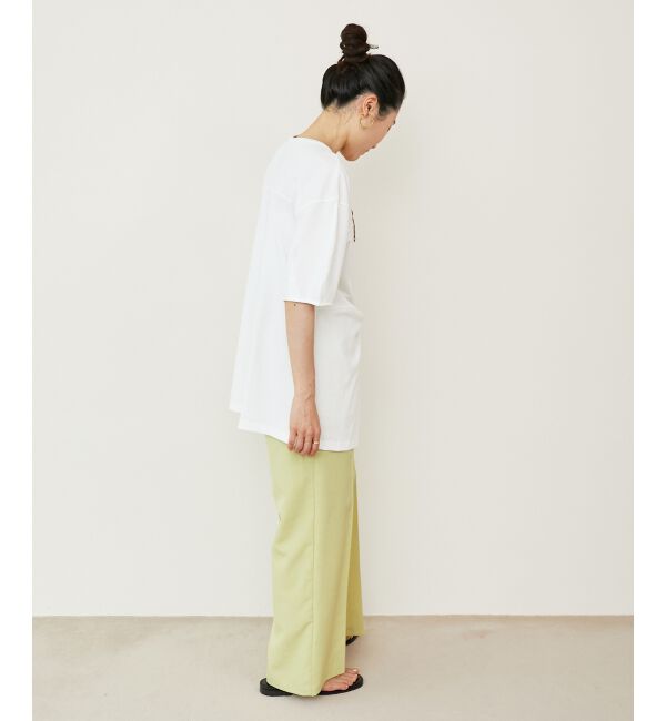  「《手洗い可能》フロントツイストTシャツ」|Tシャツ・カットソー|