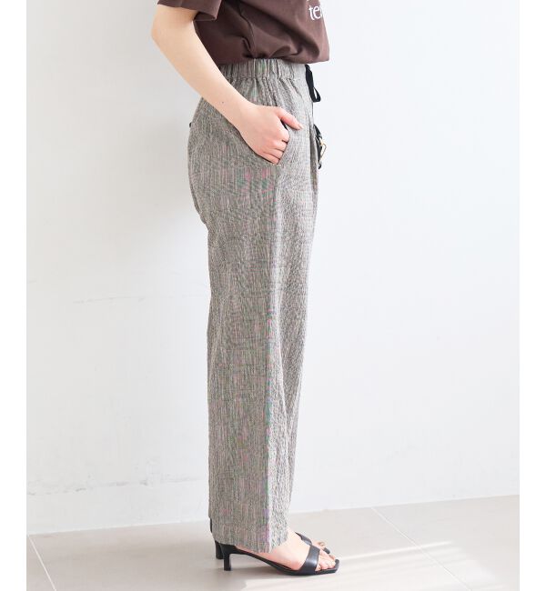  「グレンチェックスラブパンツ」|その他|