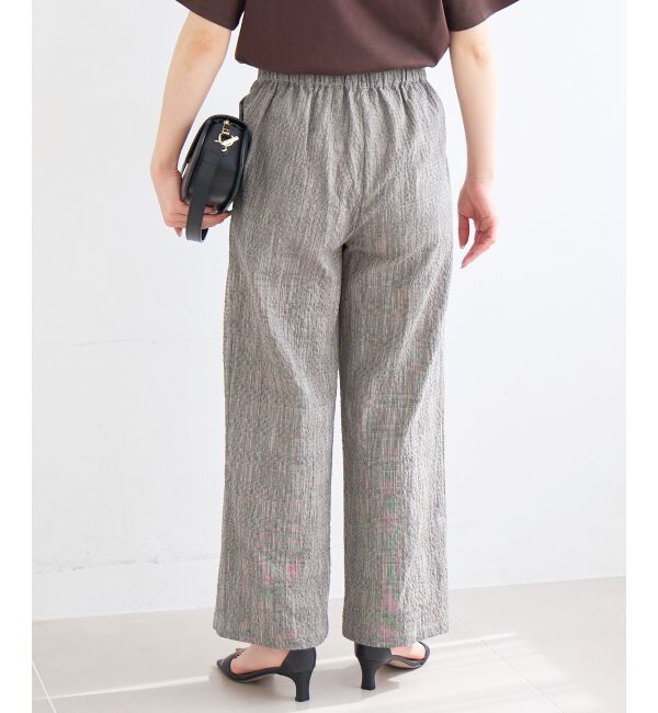  「グレンチェックスラブパンツ」|その他|