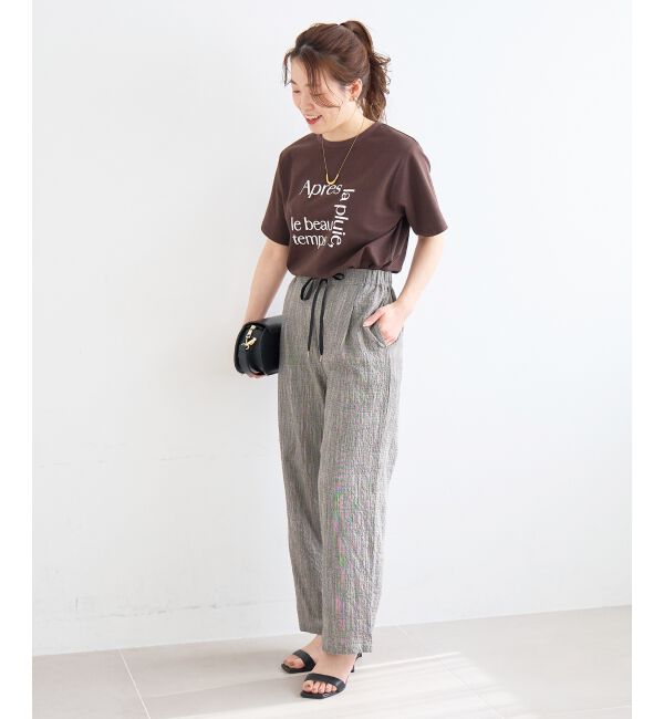  「グレンチェックスラブパンツ」|その他|