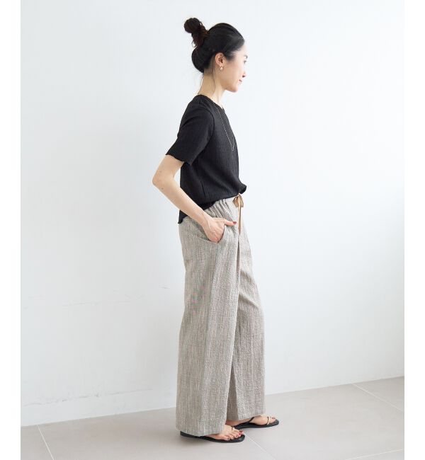  「グレンチェックスラブパンツ」|その他|