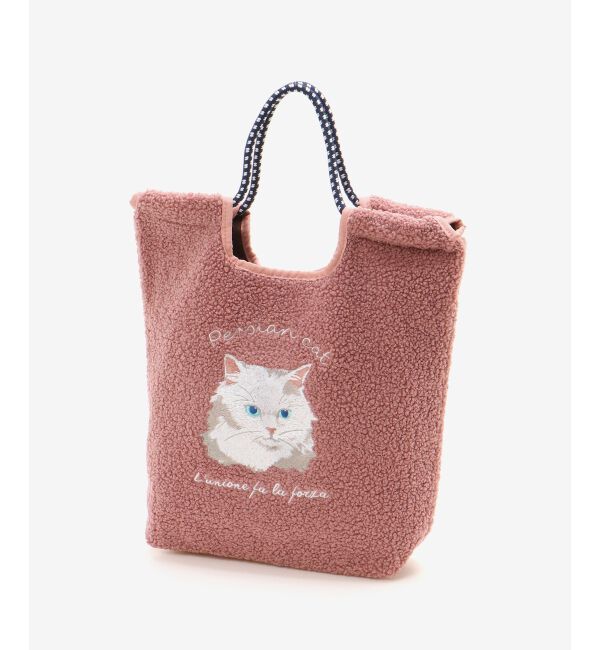  「アニマル刺繍ボアトートバッグ」|トートバッグ|