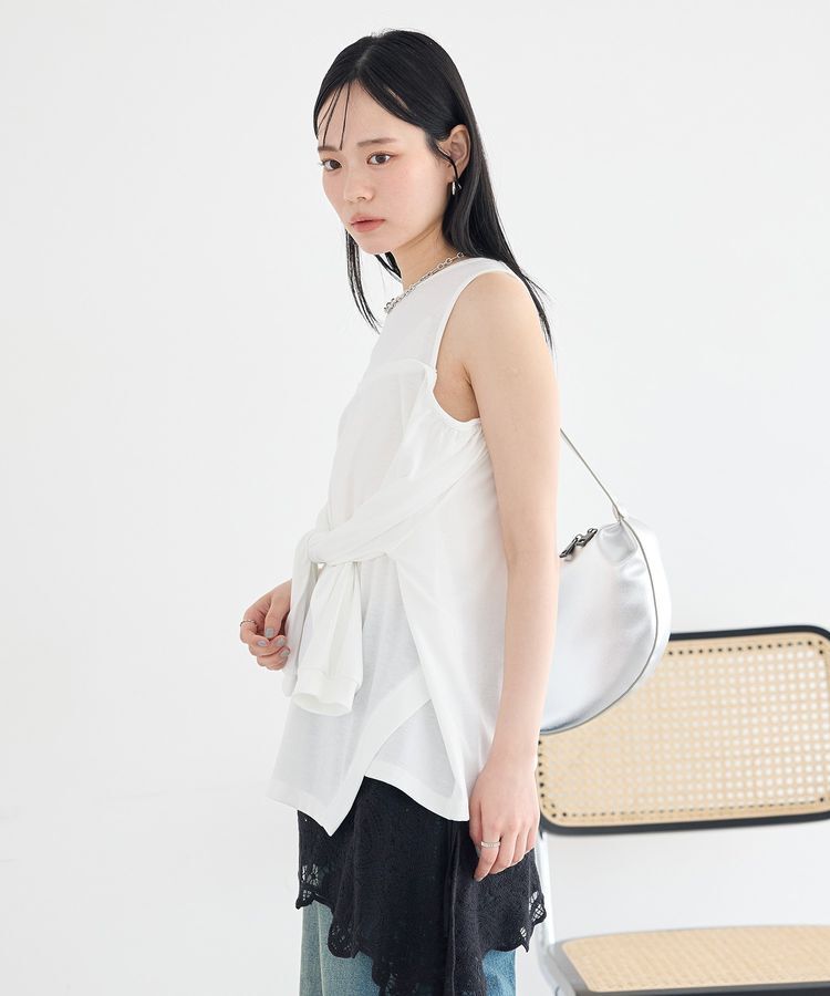 earth music&ecology「マルチウェイショルダースリットトップス」|Tシャツ・カットソー|