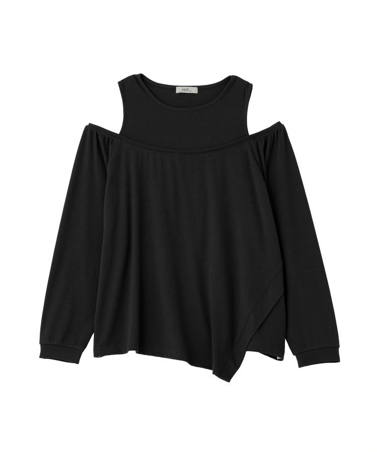 earth music&ecology「マルチウェイショルダースリットトップス」|Tシャツ・カットソー|