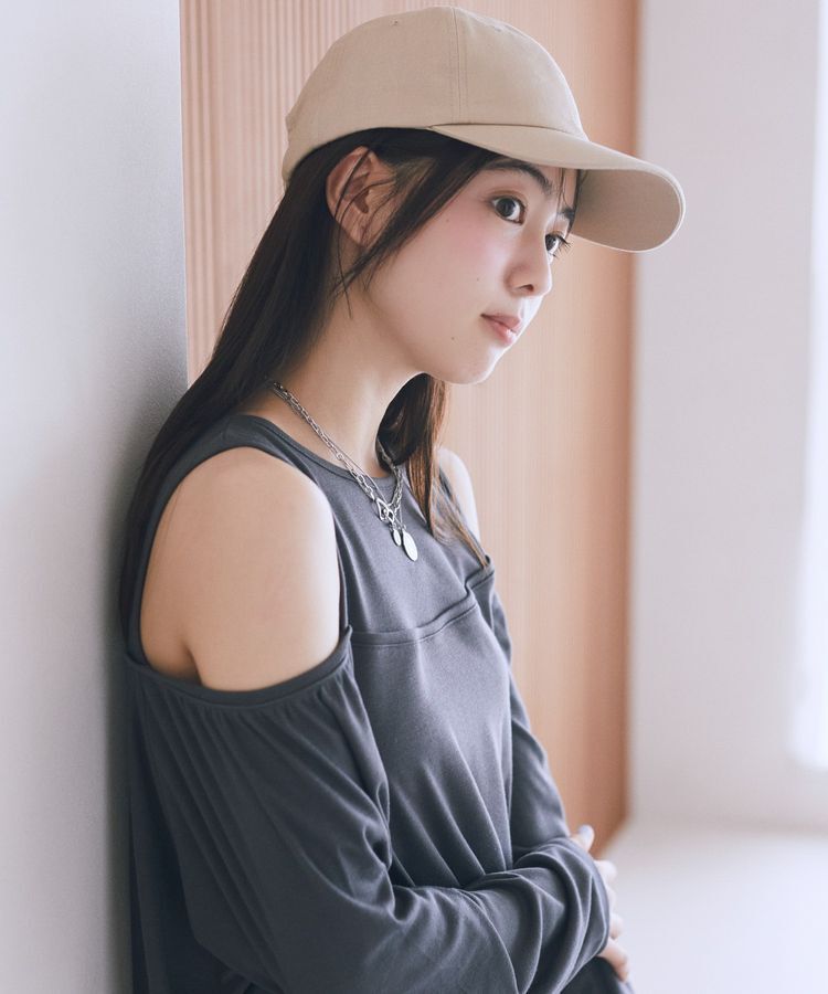 earth music&ecology「マルチウェイショルダースリットトップス」|Tシャツ・カットソー|