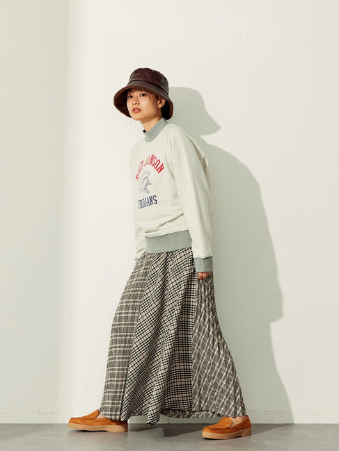  「ラグラン裏毛ロゴプルオーバー1」|Tシャツ・カットソー|
