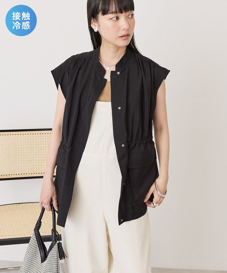 AMERICAN HOLIC「【接触冷感】Wポケットベスト」|その他|Black