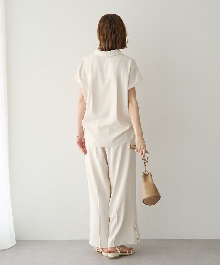 YECCA VECCA「【接触冷感】COOLスリットワイドパンツ」|その他|