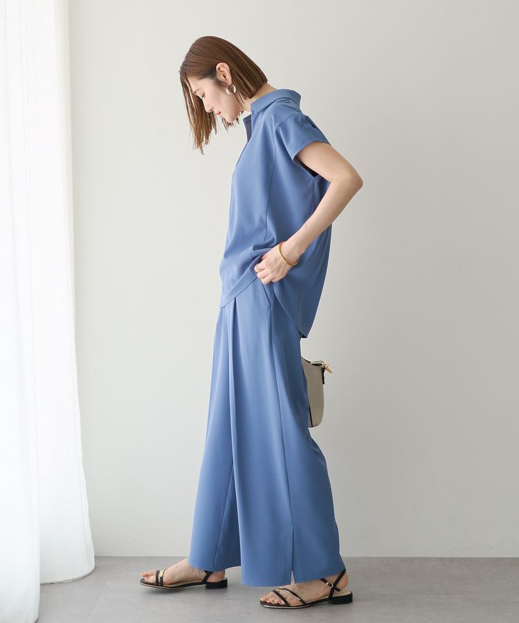 YECCA VECCA「【接触冷感】COOLスリットワイドパンツ」|その他|