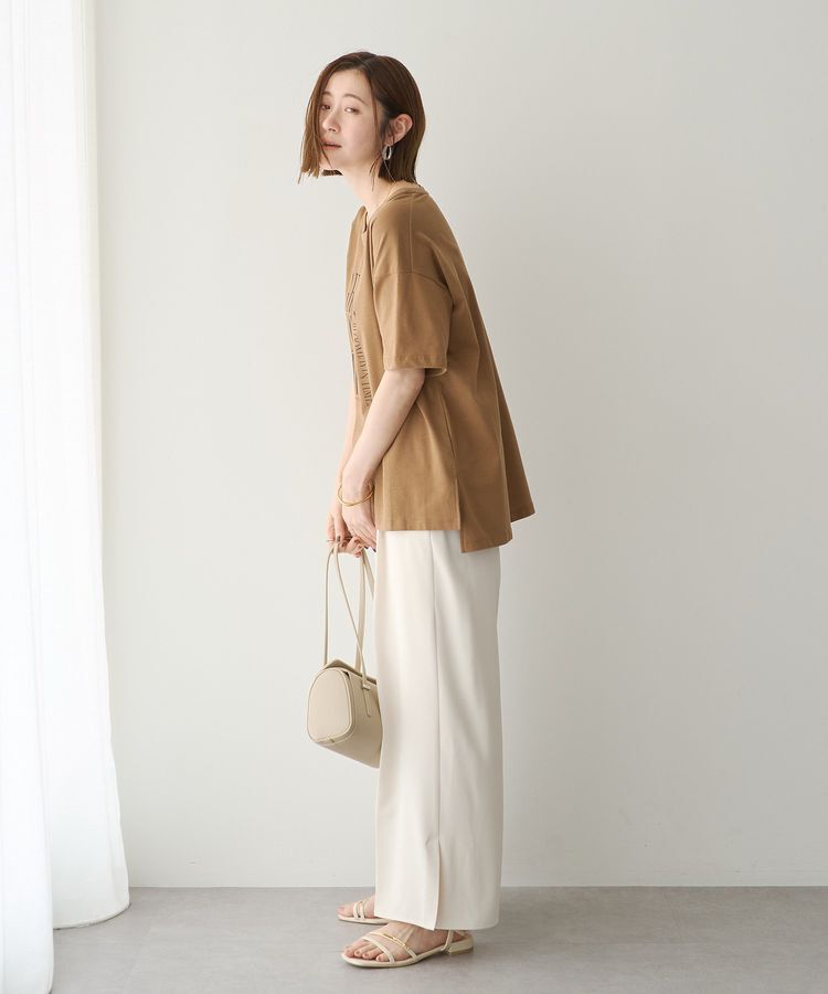 YECCA VECCA「【接触冷感】COOLスリットワイドパンツ」|その他|