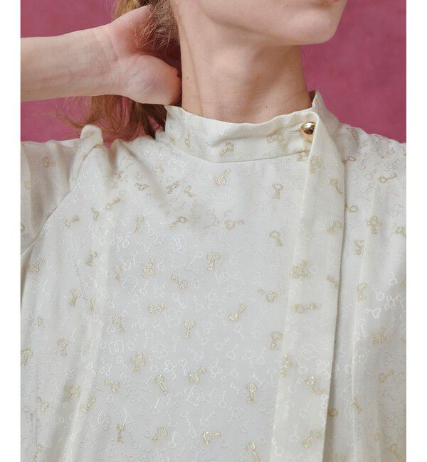 LOULOU WILLOUGHBY「【LOULOU WILLOUGHBY】KEYジャガードフレアワンピース」|ワンピース|
