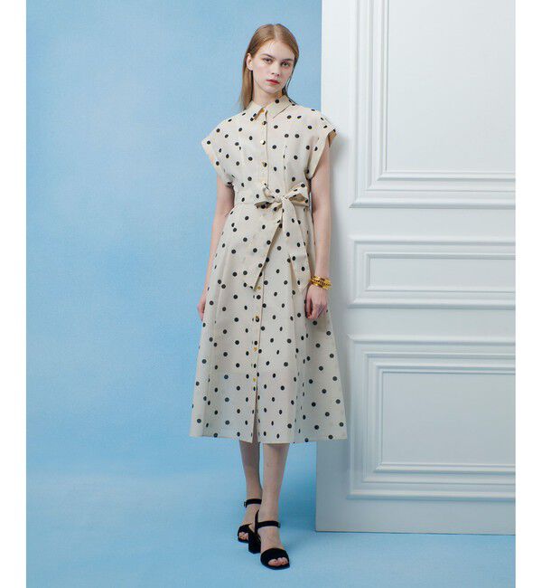 LOULOU WILLOUGHBY「◇オーガンドットワンピース」|ワンピース|