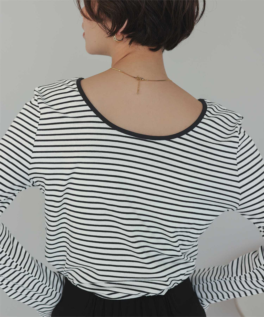 titivate「バックUネックロングスリーブカットソー」|Tシャツ・カットソー|