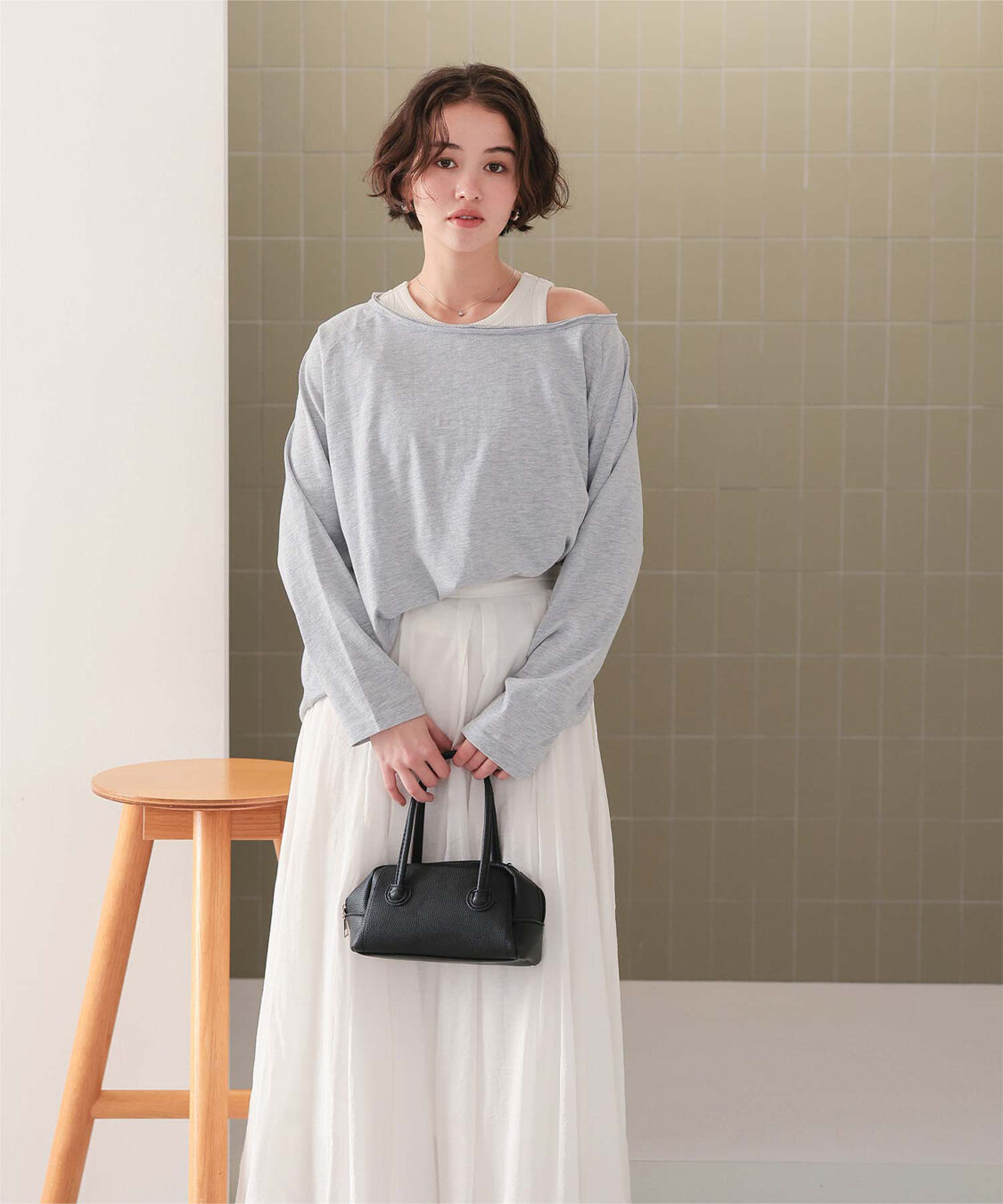 titivate「ルーズロングスリーブカットソー」|Tシャツ・カットソー|