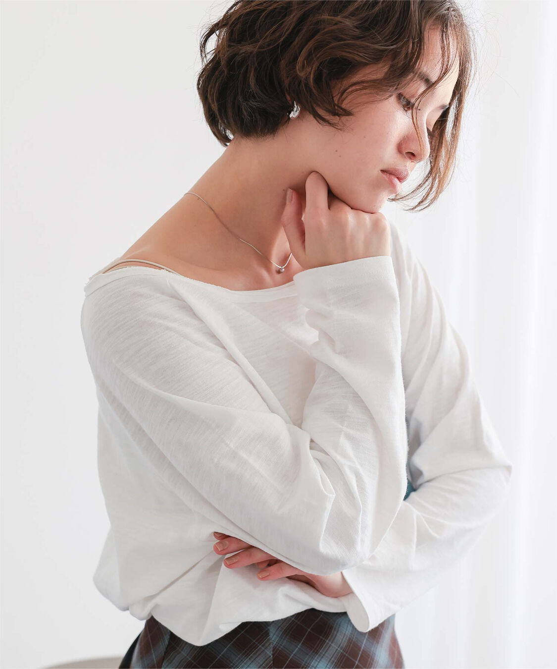 titivate「ルーズロングスリーブカットソー」|Tシャツ・カットソー|