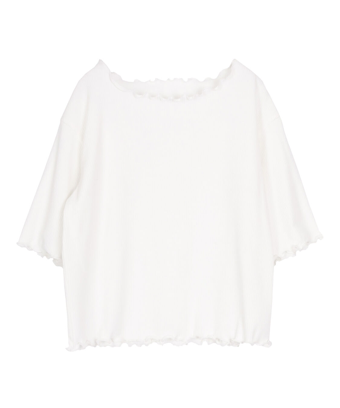 titivate「機能性リブカットソーメロートップス」|Tシャツ・カットソー|