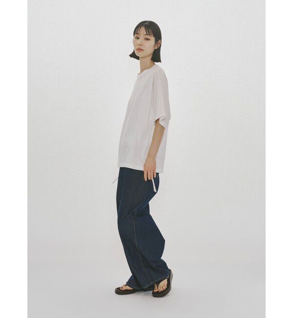 MIDIUMISOLID「MIDIUMISOLID for Ladies ドローストリングTシャツ」|Tシャツ・カットソー|