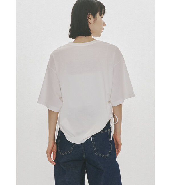 MIDIUMISOLID「MIDIUMISOLID for Ladies ドローストリングTシャツ」|Tシャツ・カットソー|