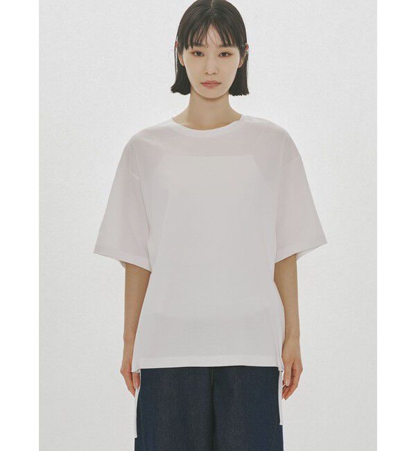 MIDIUMISOLID「MIDIUMISOLID for Ladies ドローストリングTシャツ」|Tシャツ・カットソー|