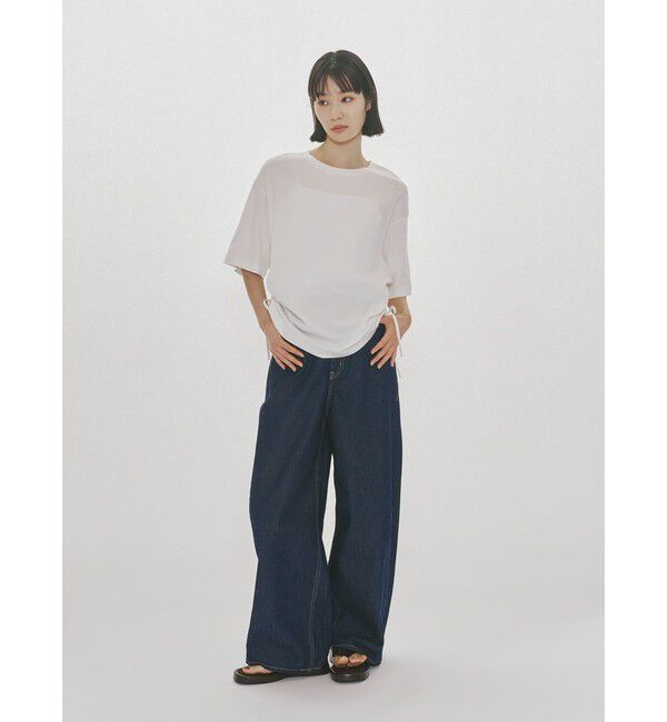 MIDIUMISOLID「MIDIUMISOLID for Ladies ドローストリングTシャツ」|Tシャツ・カットソー|