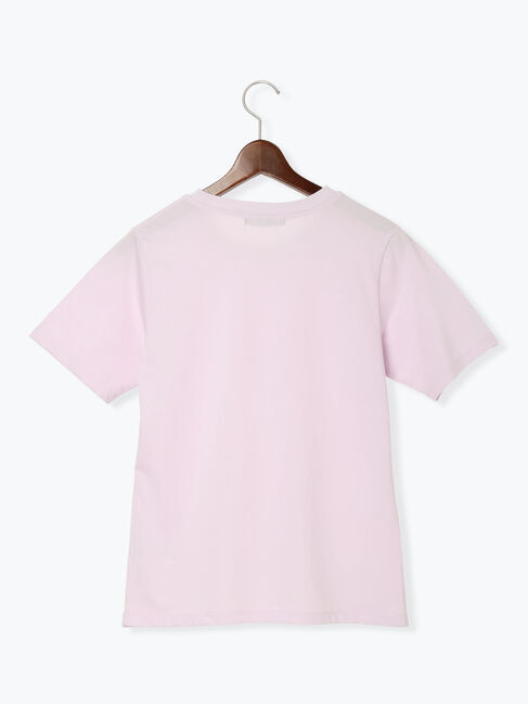 Te chichi「【接触冷感】パール&刺繍ロゴコンパクトTシャツ」|Tシャツ・カットソー|