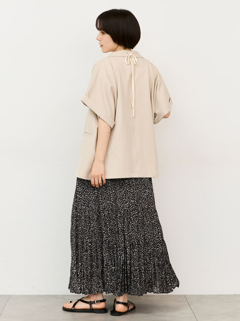 Samansa Mos2「【接触冷感・抗菌防臭】前後2WAYリボン付きタンク」|Tシャツ・カットソー|