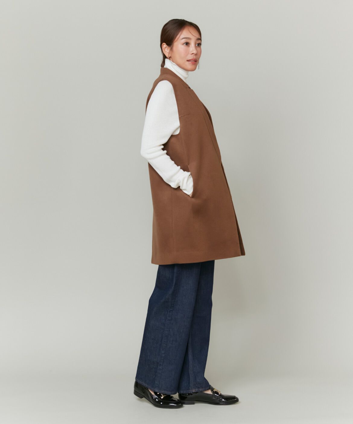 INED「《大きいサイズ》カシミヤジレ《大草直子コラボ》《COLOMBO》」|その他|