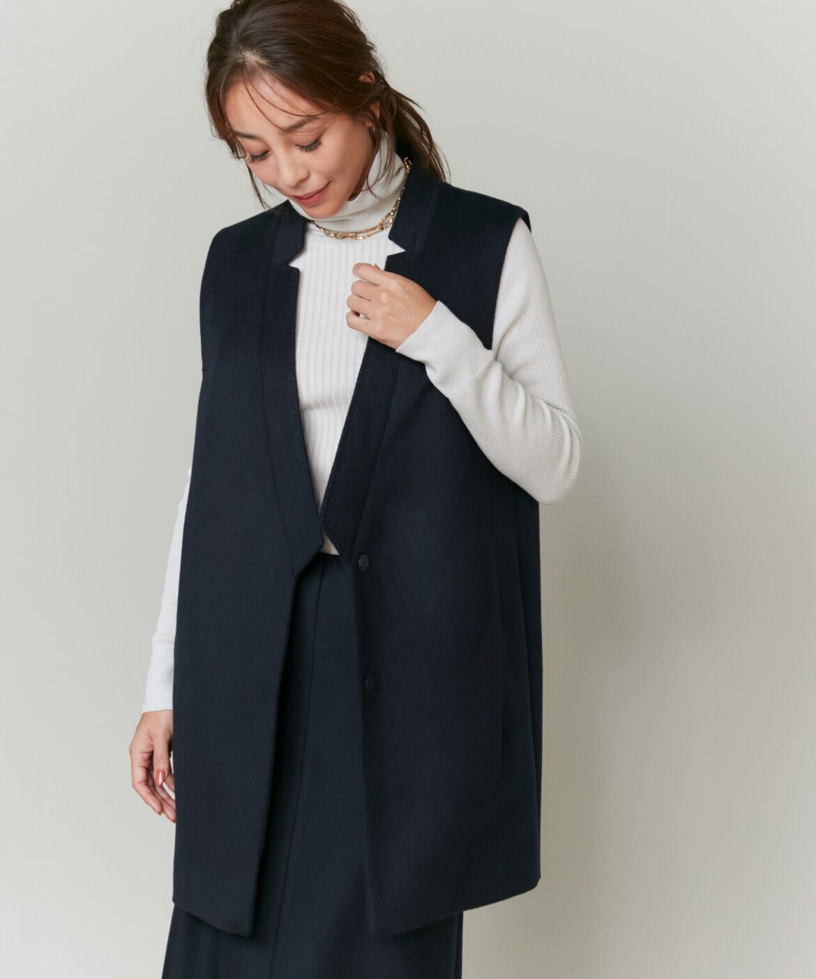 INED「《大きいサイズ》カシミヤジレ《大草直子コラボ》《COLOMBO》」|その他|