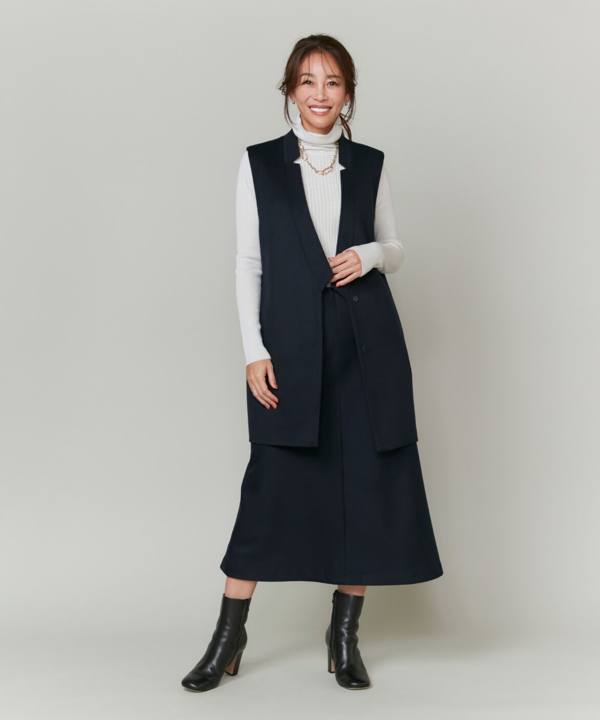 INED「《大きいサイズ》カシミヤジレ《大草直子コラボ》《COLOMBO》」|その他|