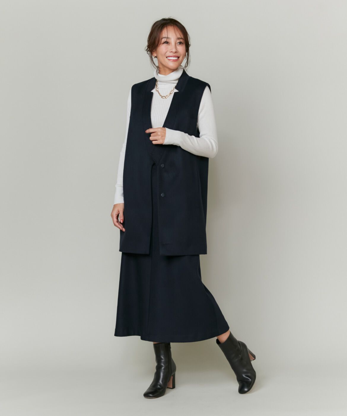 INED「《大きいサイズ》カシミヤジレ《大草直子コラボ》《COLOMBO》」|その他|