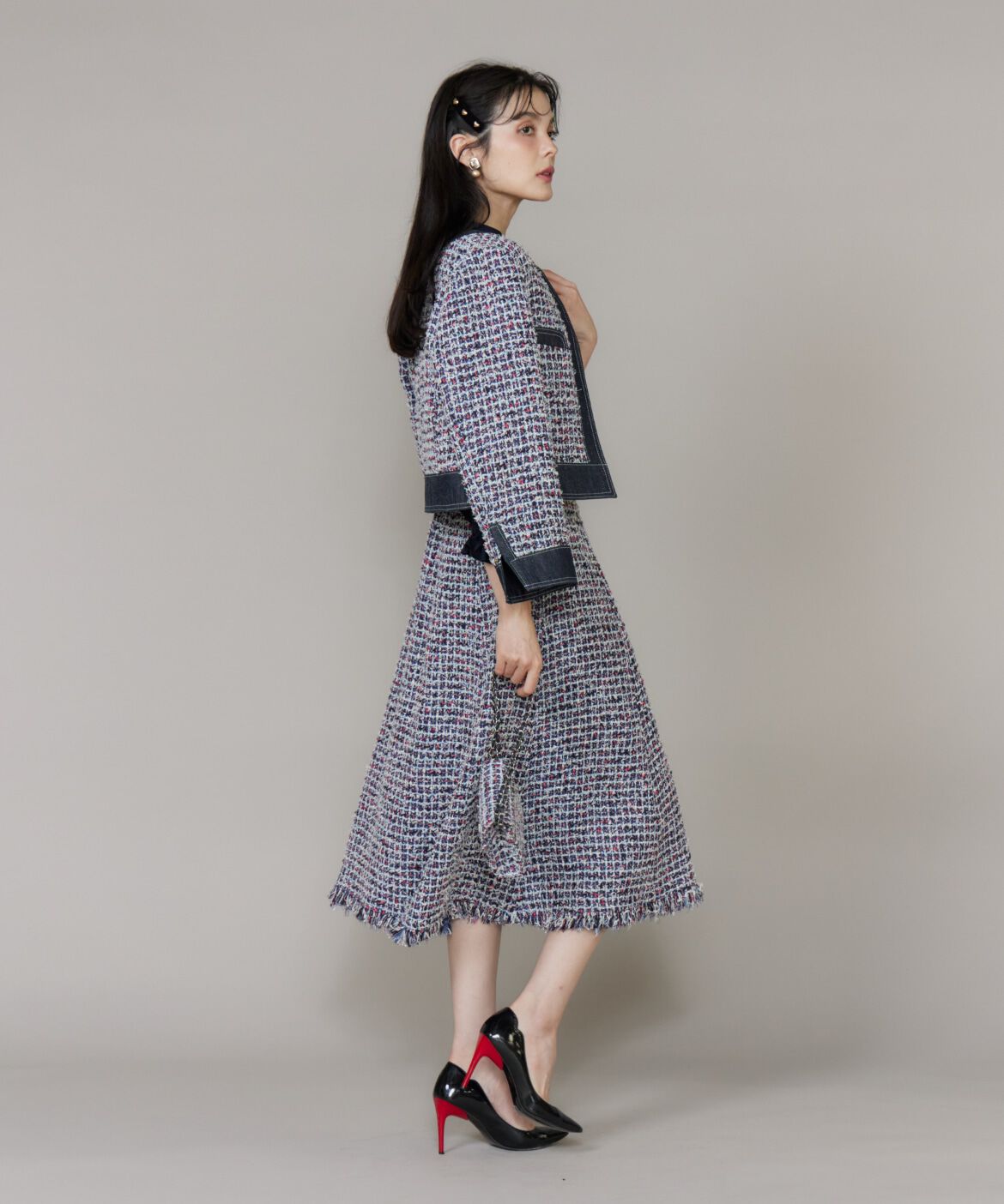 Maglie le cassetto「《大きいｻｲｽﾞ》ﾃﾞﾆﾑﾌｧﾝｼｰﾂｲｰﾄﾞｼﾞｬｹｯﾄ《M Maglie l」|その他|