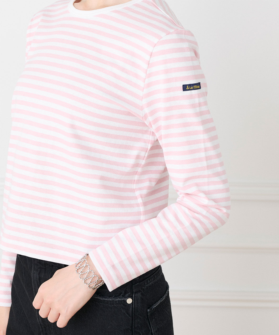 INED「ルミノア ボーダーカットソー MADEMOISELLE《Le minor》」|Tシャツ・カットソー|