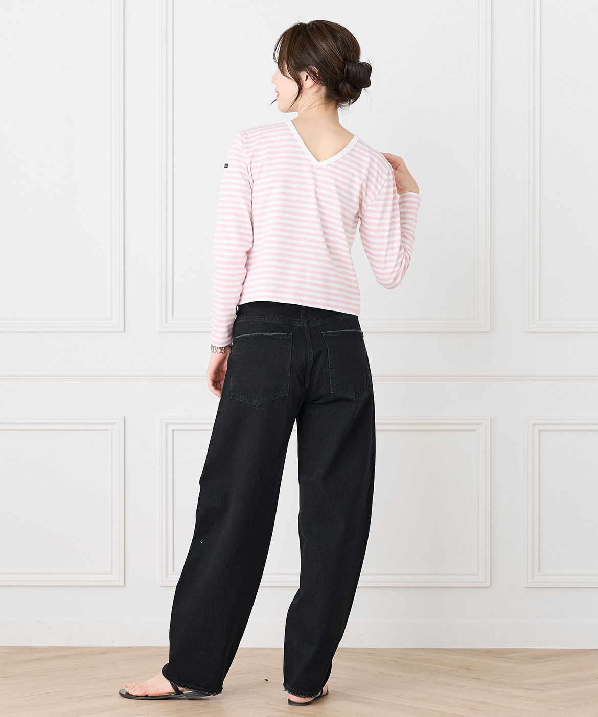 INED「ルミノア ボーダーカットソー MADEMOISELLE《Le minor》」|Tシャツ・カットソー|