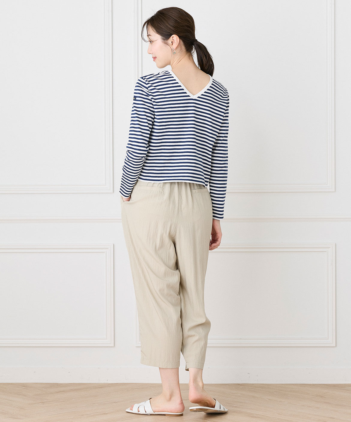 INED「ルミノア ボーダーカットソー MADEMOISELLE《Le minor》」|Tシャツ・カットソー|