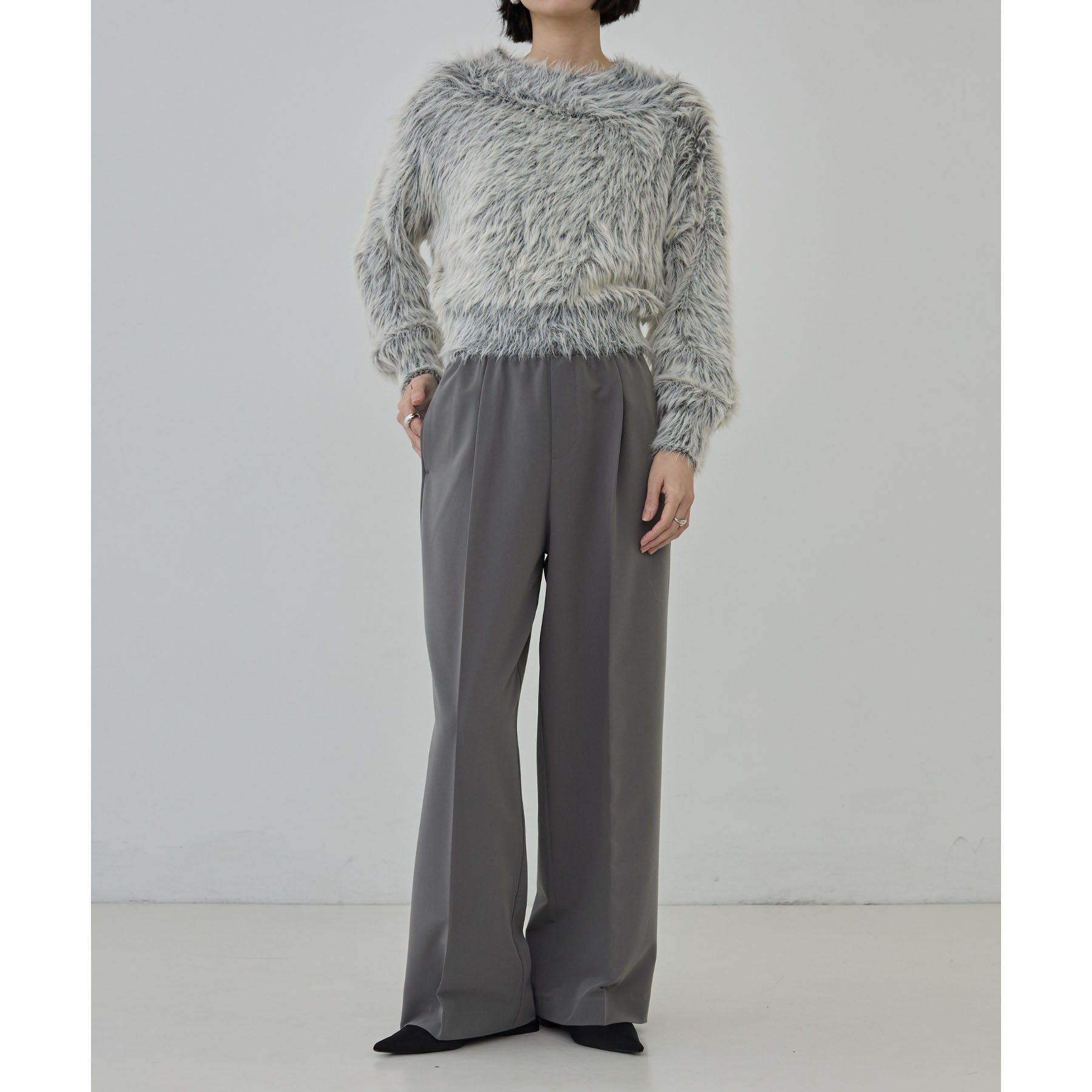 GALLEST「Comfy Set Up｜イージーストレートワイドパンツ【セットアップ対応／通勤／カセット服】」|その他|