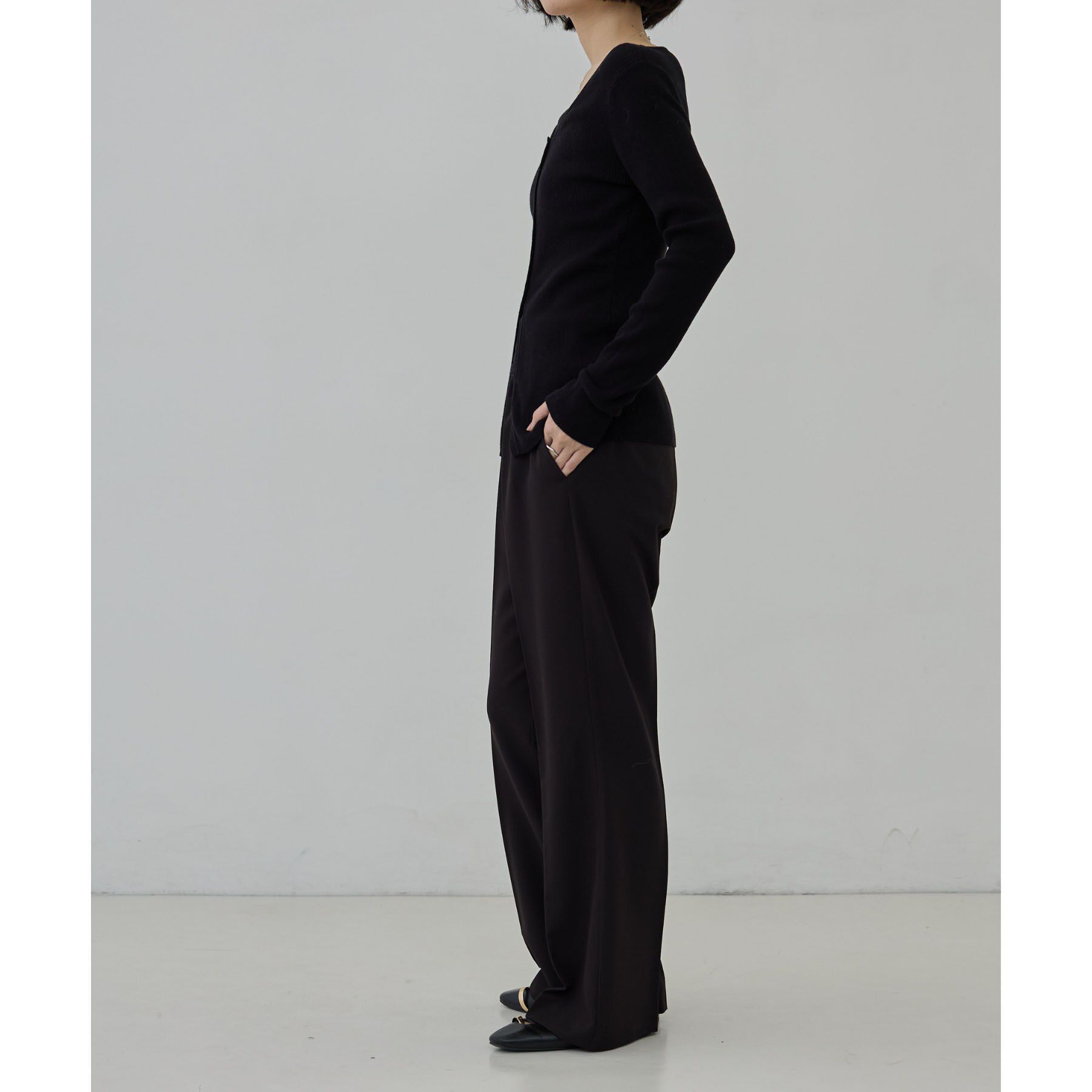GALLEST「Comfy Set Up｜イージーストレートフレアパンツ【セットアップ対応／通勤／カセット服】」|その他|