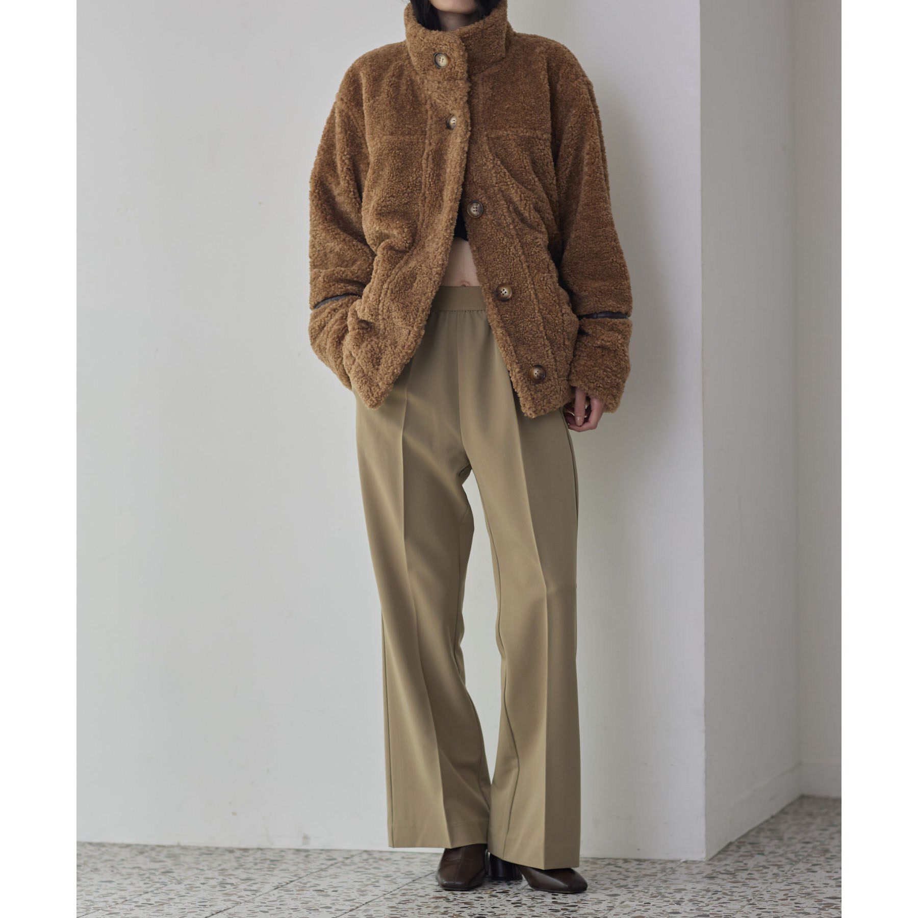 GALLEST「Comfy Set Up｜イージーストレートフレアパンツ【セットアップ対応／通勤／カセット服】」|その他|